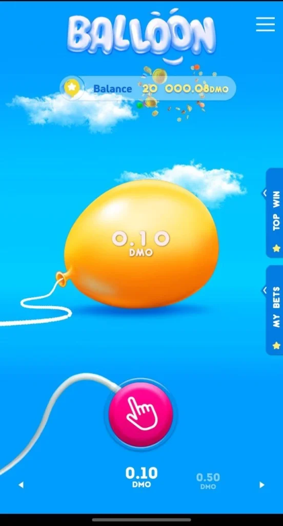 Baloon game mobile.
